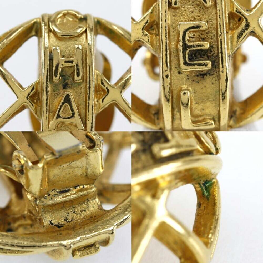 Chanel Earrings Gold-Tone Metal #228778C12B - Picture 5 of 6